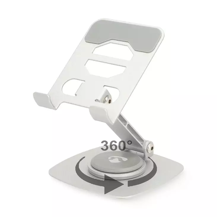 Telefon Stativ | Universal | Fullständigt justerbar | Silver - Ställningar - 5412810451739 - 1