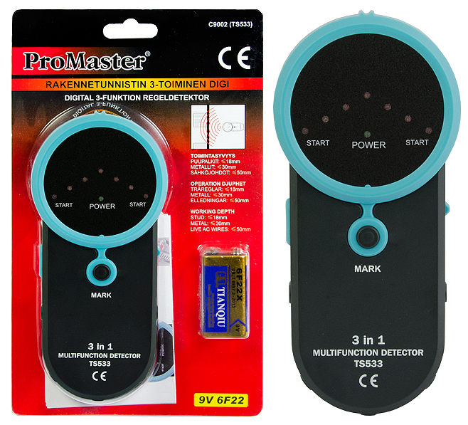 Regeldetektor digital 3-funktion - Multimetrar och testare - 6420286890029 - 1