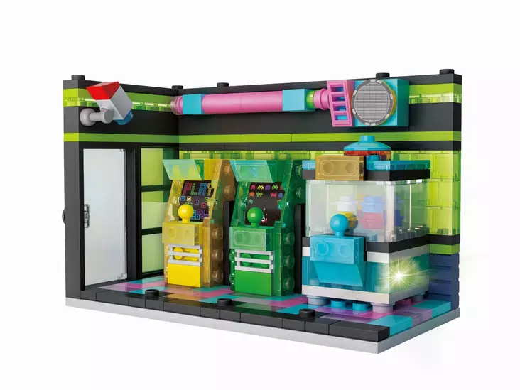 Rakennuspalikat 242kpl valolla Pelihalli 2 - Byggleksaker - 6410413231849 - 1