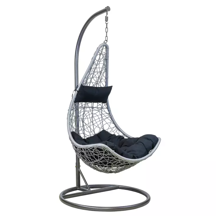 Riipputuoli Bahama harmaa - Trädgårdsgungor och hängstolar - 6438168110059 - 1