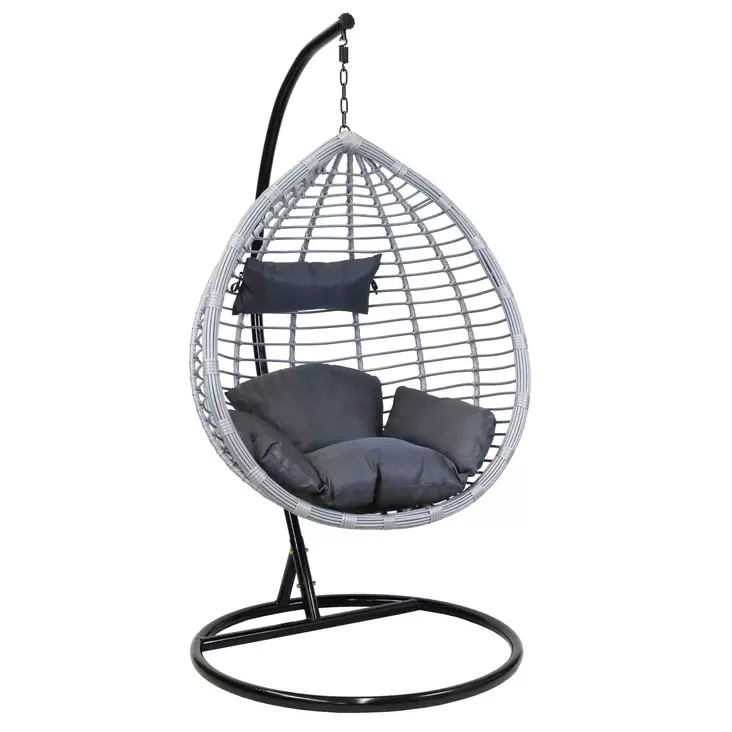 Riipputuoli Barbados Harmaa - Trädgårdsgungor och hängstolar - 6438168111919 - 1