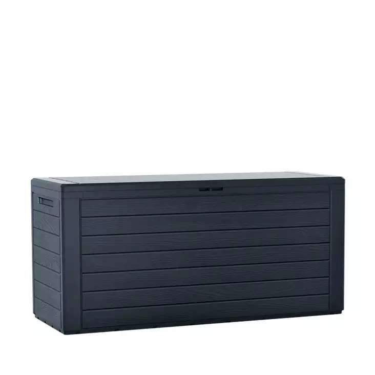 Förvaringslåda Woodenbox grå - Plastlådor och förvaringslådor - 5905197268019 - 1