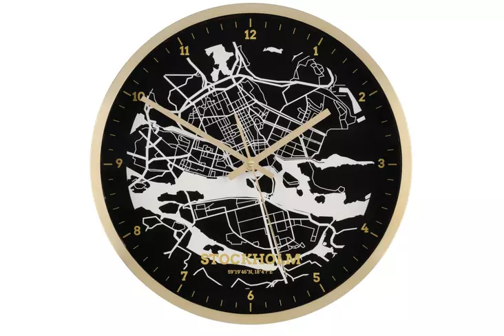 Sein=C3=A4kello city Stockholm 30 cm - Väggklockor - 6410413316089 - 1