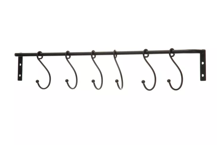 Sein=C3=A4naulakko 6 koukkua 4Living - Klädhängare - 6410416073439 - 1