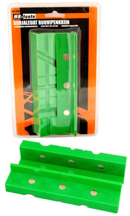 Skyddsbackar till bänkskruvstäd 2 st med magnet - Pressar - 6430032156729 - 1