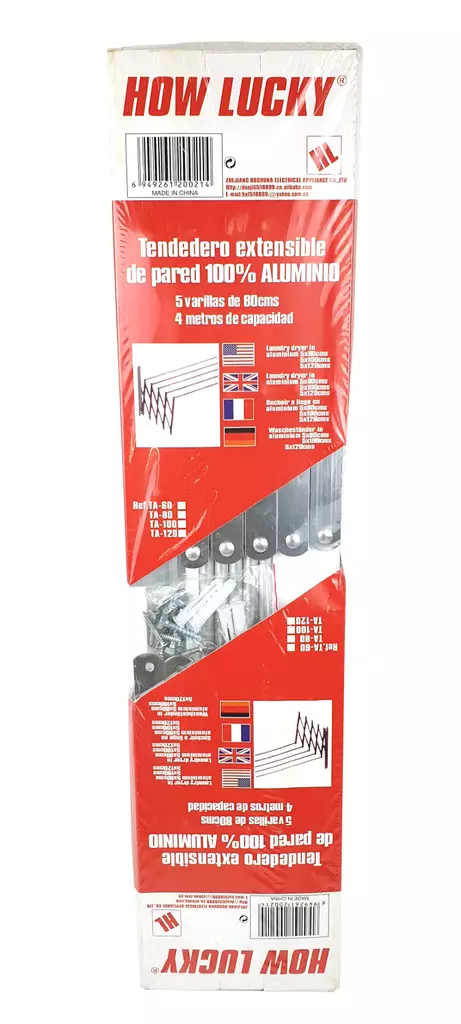 Kuivausteline haitarimalli - Torkställningar och tvättkorgar - 6438151012469 - 1