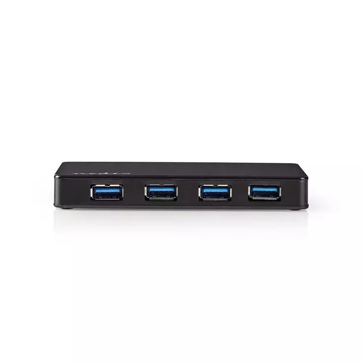 USB-hubb | USB-A Male | 4x USB A Female | 4-Port port(s) | USB 3.2 Gen 1 | Strömadapter / USB ström | 4x USB - Dator och nätverk - 5412810287949 - 1