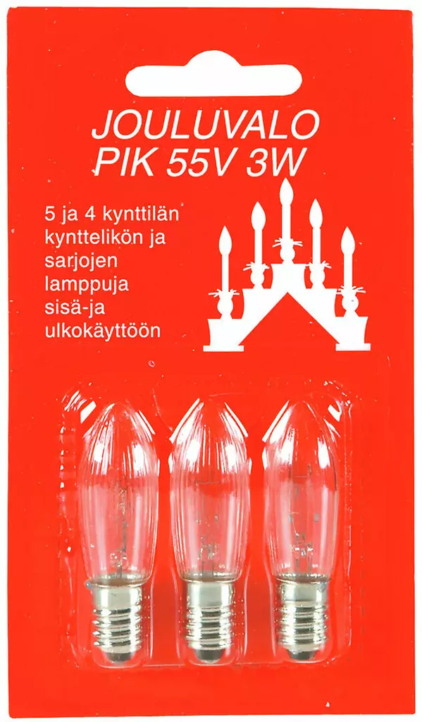 Varalamppu 3W 55V - Ljusstakar - 6435200000989 - 1