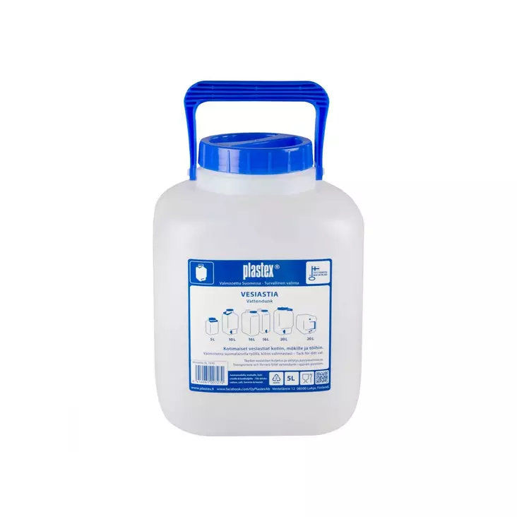 Vattenbehållare 5 liter - Vattenbehållare och dunkar - 634-0451-99 - 1