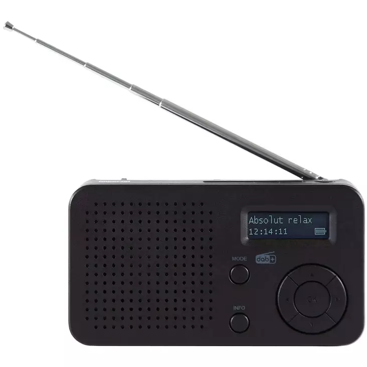 DABMAN 17 bärbar DAB+/FM-radio med Bluetooth svart - Radioapparater - 4024035128009 - 10