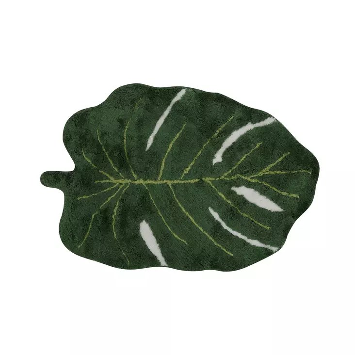 Akrylbadrumsmatta, flerfärgad, 80 x 120 cm, mjuk, halkfri - Badrumsmattor och våtrumsmattor - 8683342965309 - 1