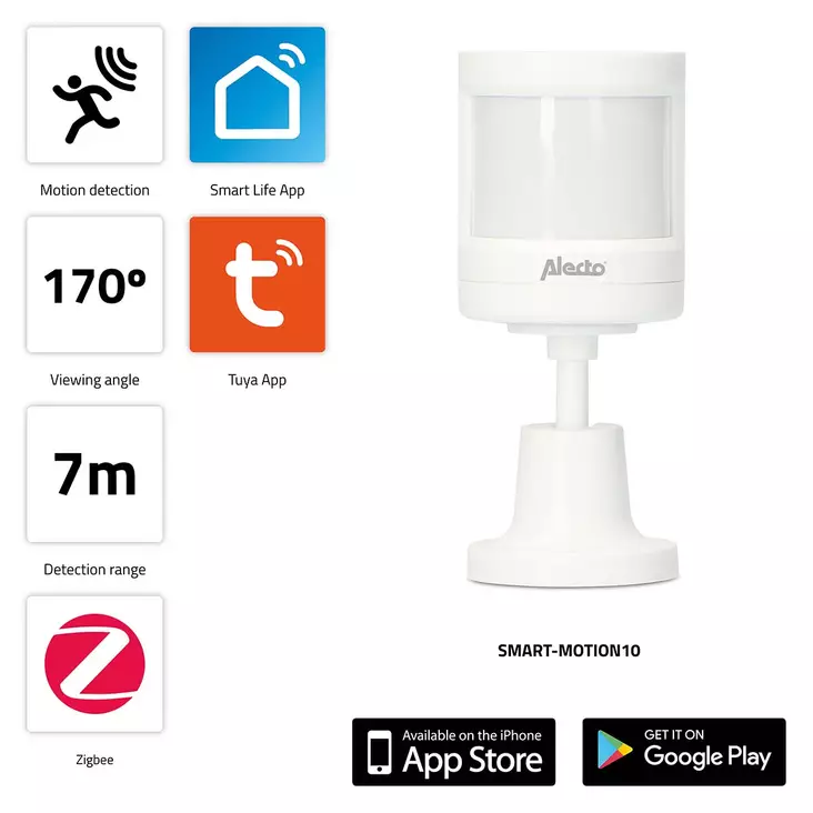 Smart Zigbee-rörelsesensor - Larm och sensorer - 8712412585229 - 1