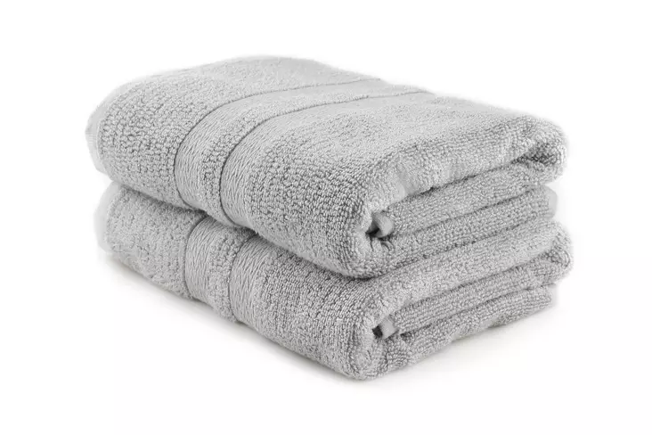 Handdukset Mijölnir Grå 60% Bambu 40% Bomull 50x90 cm 2 Delar - Handdukar - 8684282253969 - 1
