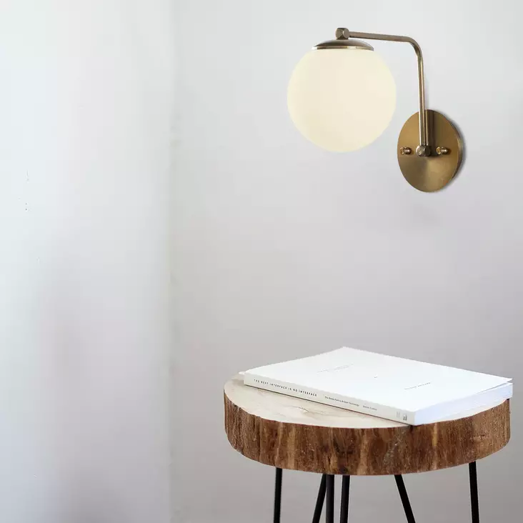 Vägglampa Opviq Daisy Guld Metall 15 x 26 x 22 cm - Tak- och vägglampor - 8681875569049 - 1