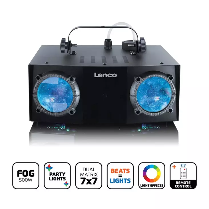Dual Matrix party LED-ljus och dimmaskin - Nedis produkter - 8711902077909 - 1