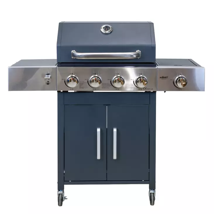 Hornet kaasugrilli 4+1 harmaa - Gasolgrillar - 6438168119519 - 1