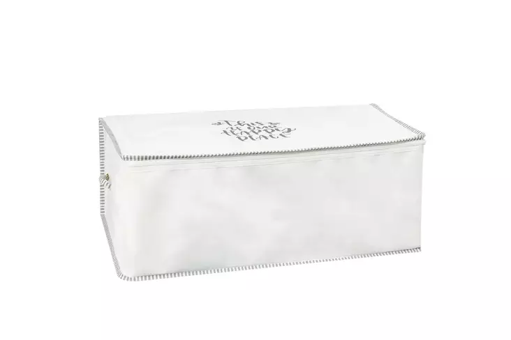 Filtkorg Aberto Design ALS04195 Vit Polypropen 65x24x45 cm - Förvaringslådor och korgar - 8683743432479 - 1