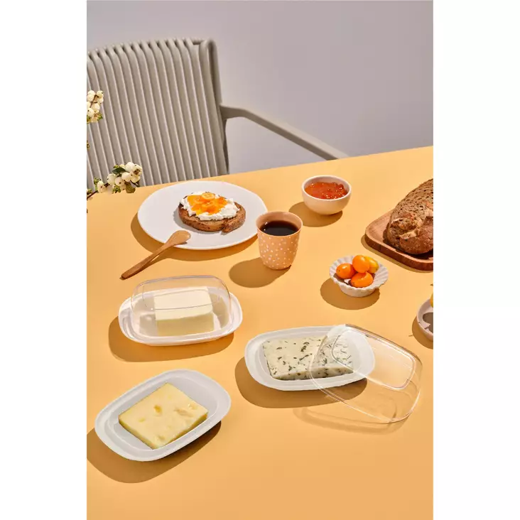 Kylskåpsorganisatör Hermia Vit Plast 3 Delar - Matlådor och matförvaringsbehållare - 8684282826569 - 1