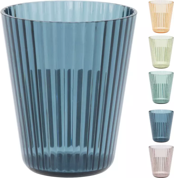 Dryckesmugg med räfflor 300 ml - Kaffe- och teserviser - 8721037367349 - 1