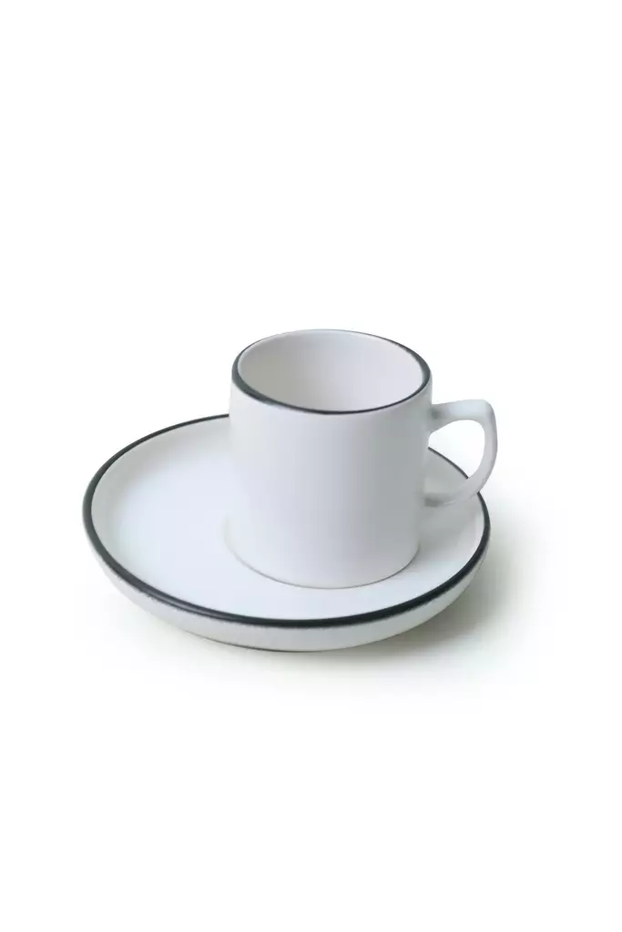 Kaffekoppar Set Hermia Matt Vit Stengods 12 Delar - Kaffe- och teserviser - 8684283440719 - 1