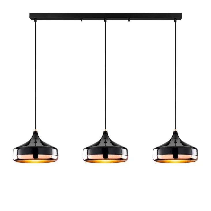 Taklampa Opviq Yildo Svart Metall 146 x 36 x 122 cm - Tak- och vägglampor - 8684283454839 - 1