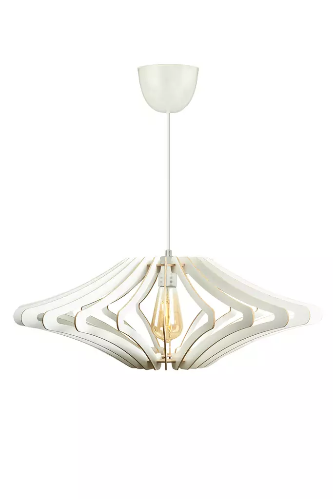 Taklampa Opviq Big Angel Vit MDF 59 x 22 cm - Tak- och vägglampor - 8682870861619 - 1