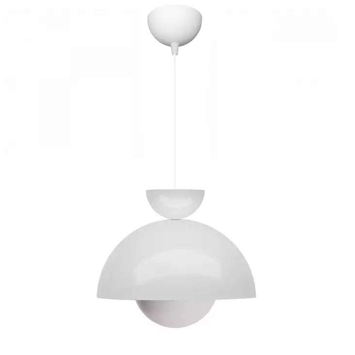 Taklampa Opviq Berceste Vit Metall 25 x 15 cm - Tak- och vägglampor - 8684282618119 - 1