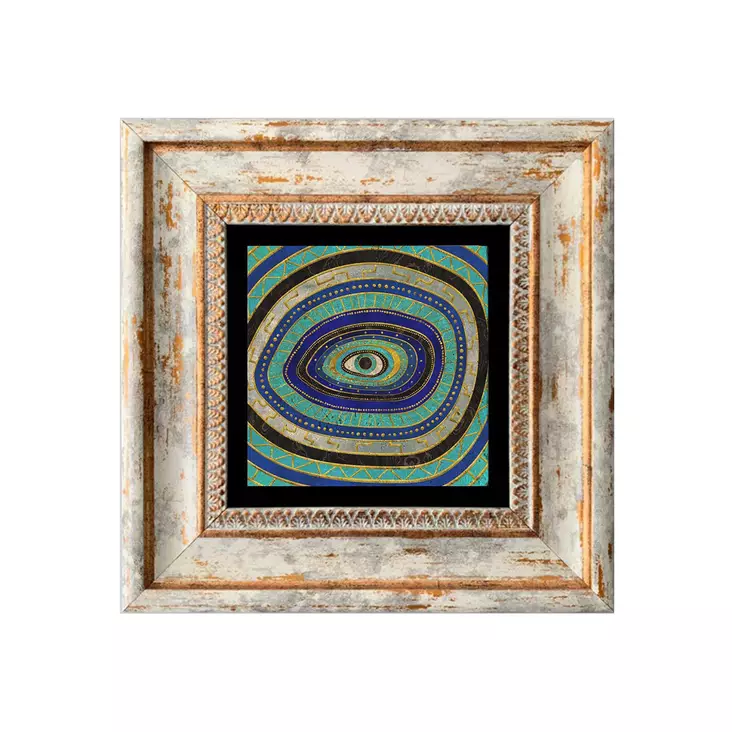 Inramad Tavla Wallxpert Flerfärgad Sten 20x20 cm - Tavlor och ramar - 8683743384969 - 1