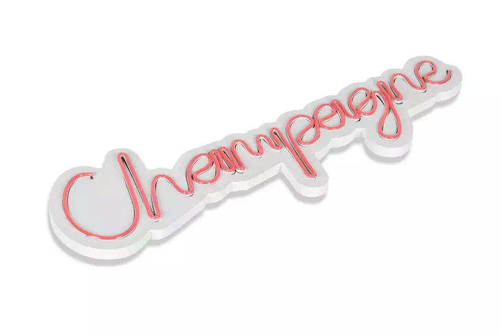 Dekorativ Led Väggbelysning Wallity Champagne Rosa Plast 60x18 cm - Ljussmycken och ljusfigurer - 8682870655539 - 1