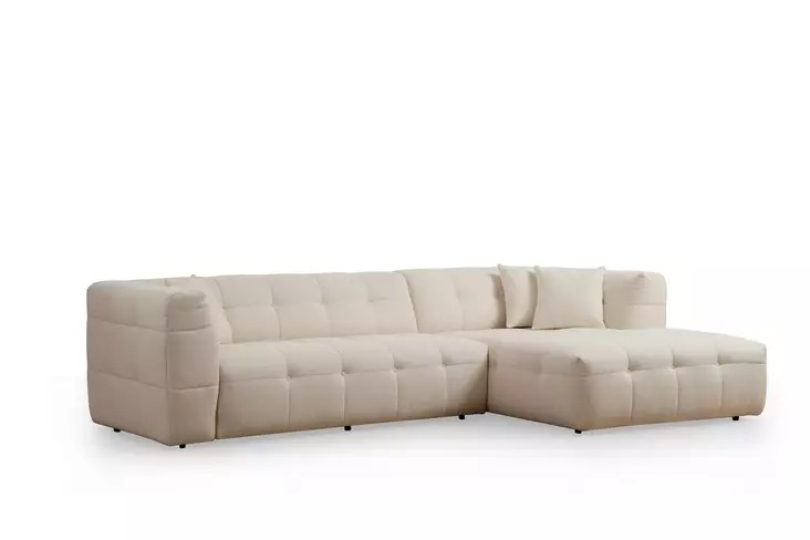 Hörnsoffa Atelier del Sofa Cady Beige Polyester 300x150x72 cm - Soffor - 8683742673859 - 1