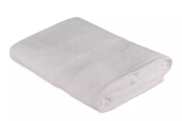 Badhandduk, vit, 70 x 140 cm, mjuk, absorberande - Handdukar - 8681181631119 - 1