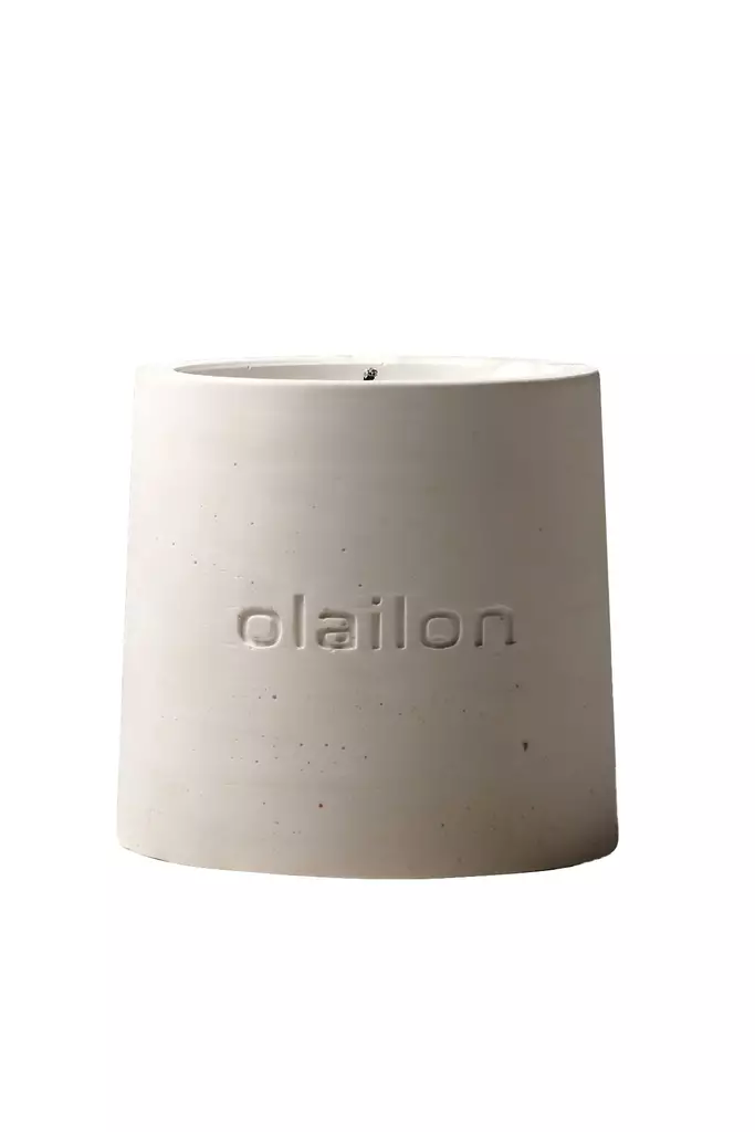 Doftljus Aberto Design Konik Vit Betong Vanilj Ros 8,5x8 cm - Ljus och lyktor - 8684282969099 - 1