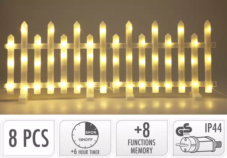 LED Koristeaita 8 kpl setti - Ljussmycken och ljusfigurer - 8721037098519 - 1