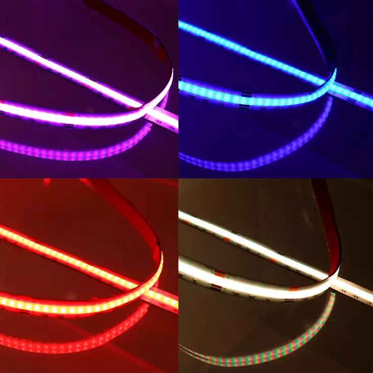 LED Valonauha COB 12V 500mm RGB 2kpl - Ljusslingor - 6418536022429 - 1