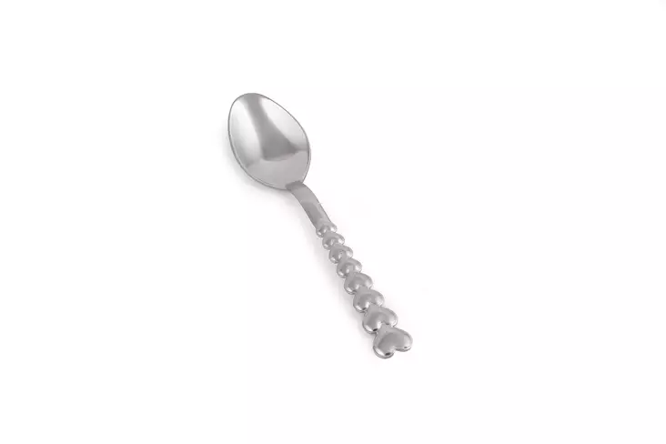 Skedset (12 stycken), silver, 11 x 1 x 1 cm, hållbar, tål diskmaskin - Bestick och serveringsredskap - 8681875579949 - 1