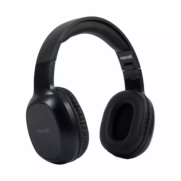 Maxell Bass 13 Bluetooth Hörlurar HD1 - 20h Batteri & Mikrofon (Svart) - Hörlurar - 4902580787899 - 1