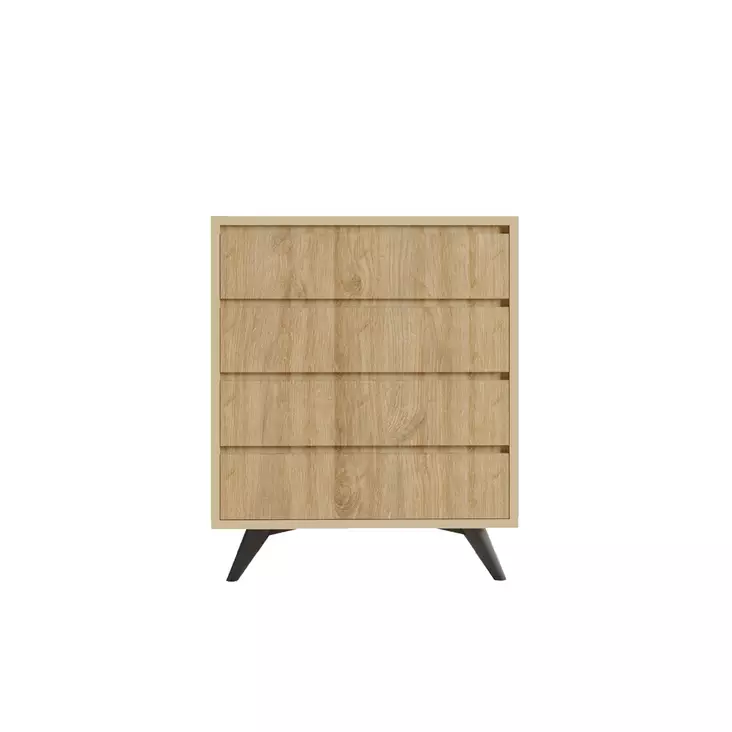 Byrå Hanah Home Suvera Ek Spånskiva 70x86x40 cm - Byråer och skåp - 8683743190249 - 1