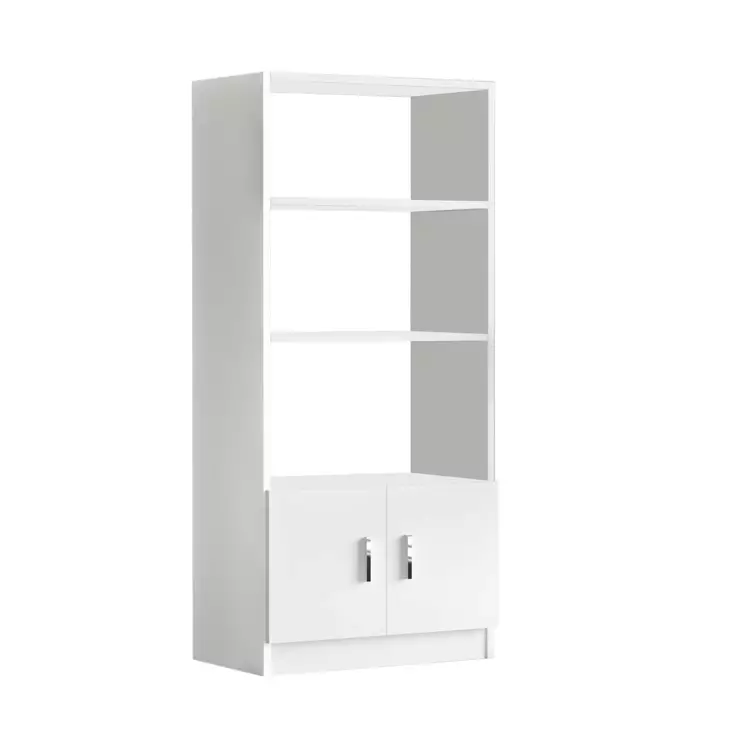 Bokhylla Hanah Home Vo4 W Vit Spånskiva 64x140x35,5 cm - Bokhyllor - 8683342404969 - 1