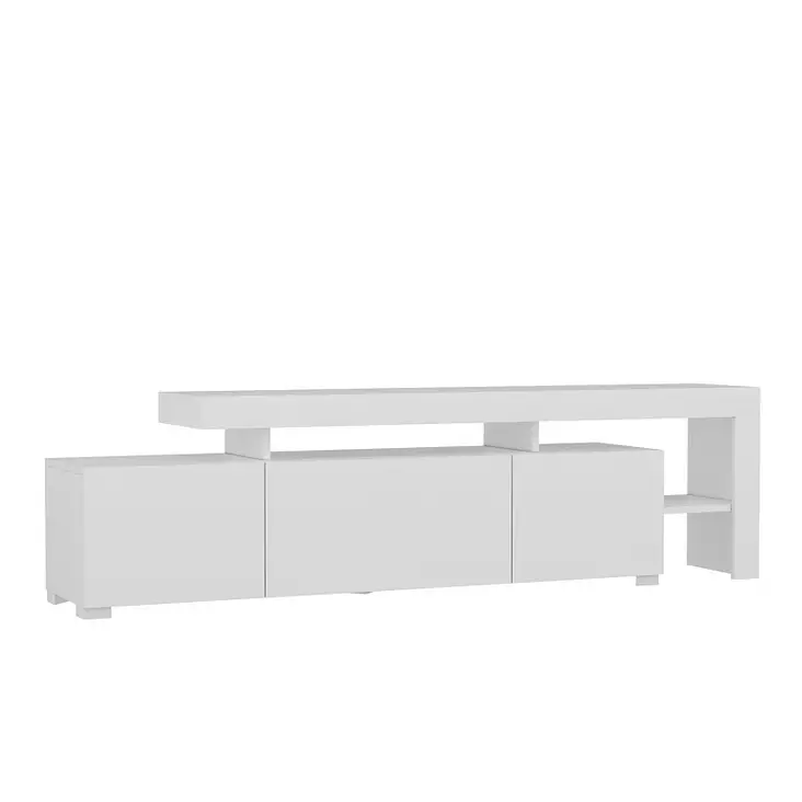 TV-bänk Hanah Home Beliz Vit Spånskiva 192x53x37 cm - TV-bänkar - 8683342170499 - 1