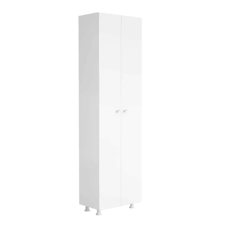 Förvaringsskåp Hanah Home FRN12043 Vit Spånskiva 49x174x29 cm - Skåp och byråer - 8684283029259 - 1