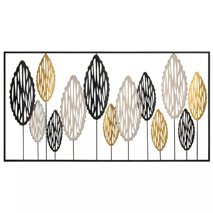 Väggdekor Metall Wallity Flerfärgad Metall 114x4x60 cm - Dekorationer, prydnadsföremål - 8683742936039 - 1