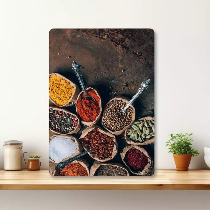 Skärbräda Hermia Flerfärgad Glas 20x30 cm - Köksredskap - 8684283727339 - 1