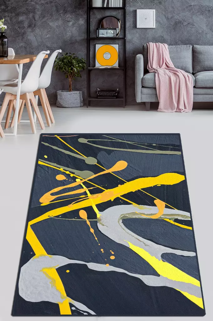 Matta Conceptum Camouflage Djt Flerfärgad Polyester 80x120 cm - Små mattor och gångmattor - 8682870889859 - 1