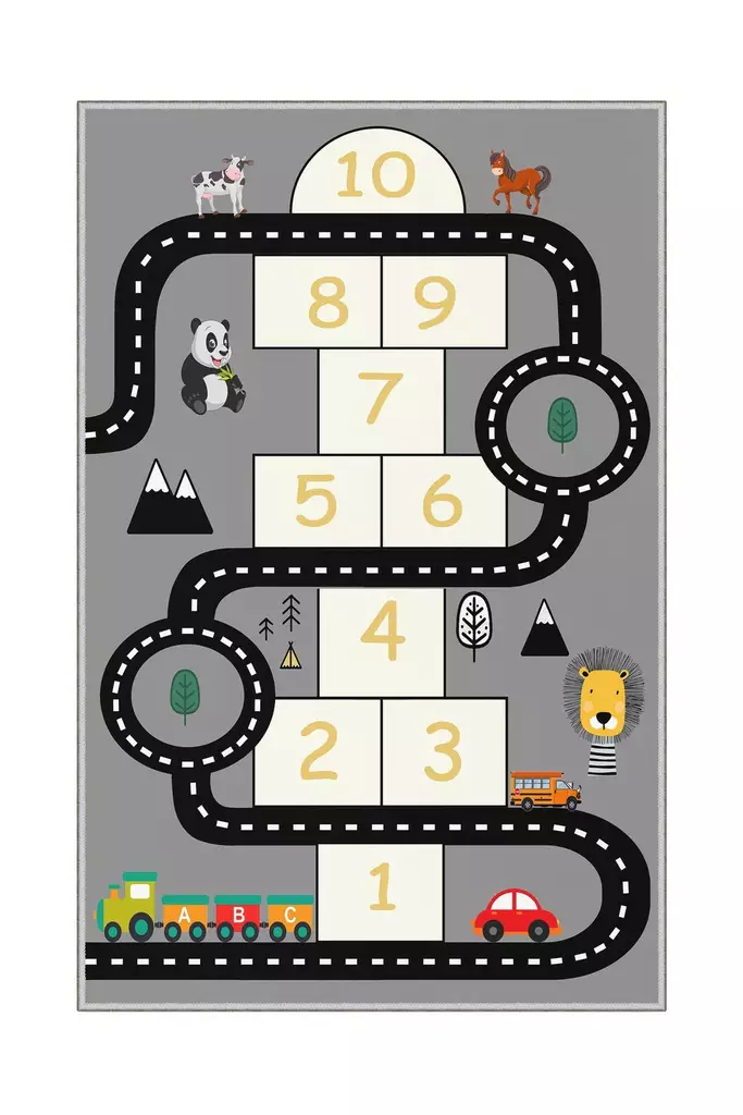 Gångmatta Conceptum HMNT474 Flerfärgad Polyester 100x150 cm - Stora och medelstora mattor - 8682870639379 - 1