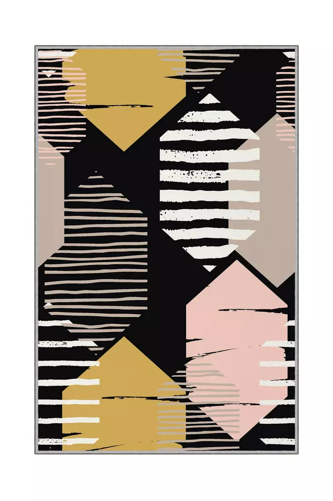 Gångmatta Conceptum Hmnt134 Flerfärgad Polyester 80x150 cm - Små mattor och gångmattor - 8681875854299 - 1