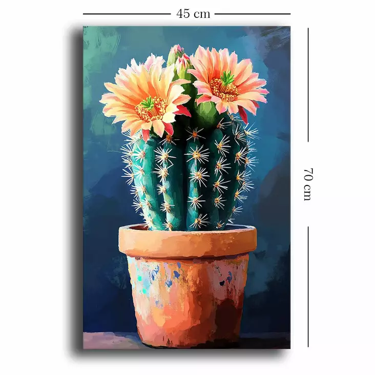 Canvastavla Wallity Flerfärgad Canvas 45x70 cm 1 Del - Tavlor och ramar - 8684283787609 - 1