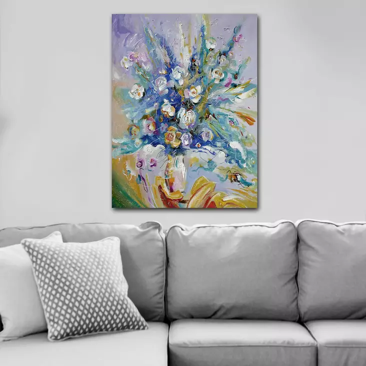 Canvastavla Wallity Flerfärgad Canvas 70x100 cm - Tavlor och ramar - 8682870208209 - 1