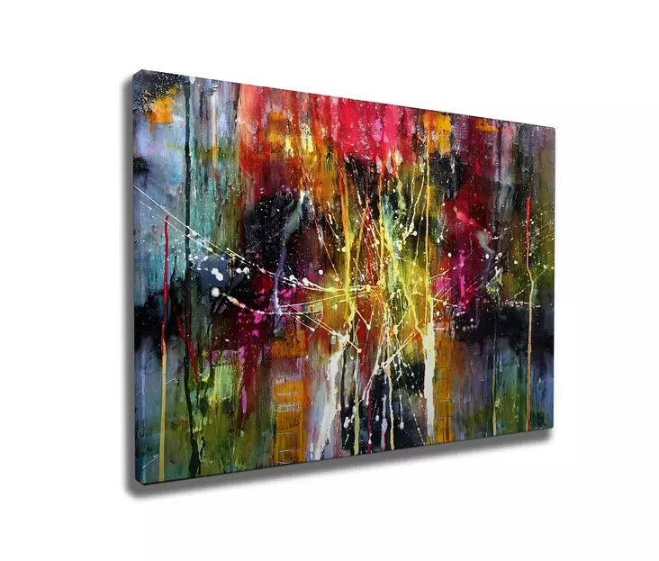 Canvastavla Wallity Flerfärgad Bomull/Polyester 70x100 cm - Tavlor och ramar - 8684282041269 - 1