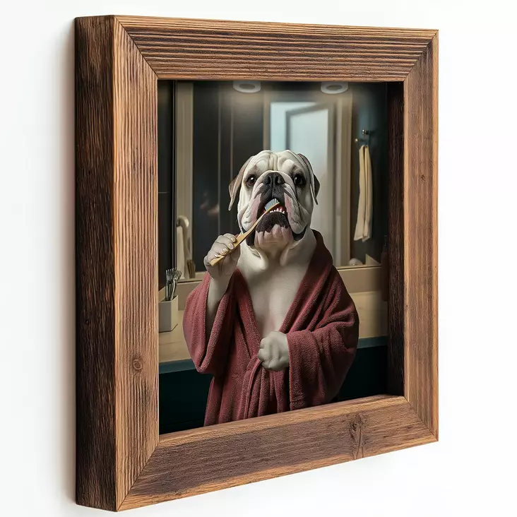 Inramad MDF-tavla Wallity Flerfärgad MDF 16x16x2 cm - Tavlor och ramar - 8684283650309 - 1