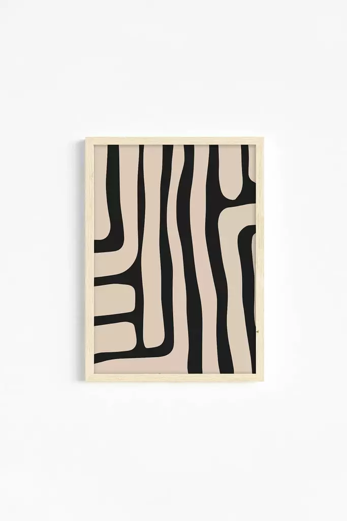 Inramad Tavla Wallity Flerfärgad MDF 50x70 cm 3 Delar - Tavlor och ramar - 8684283504909 - 1